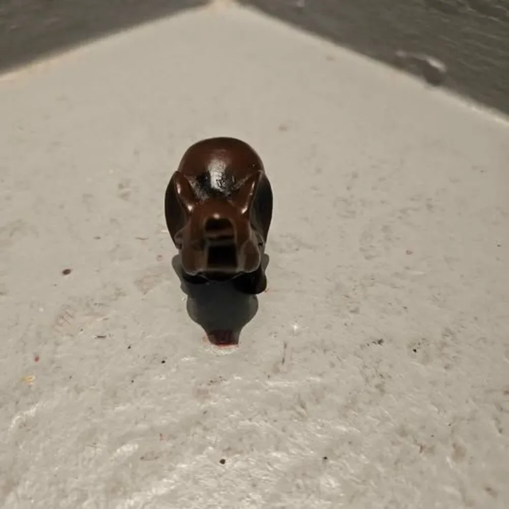 Small Brown Elephant Figurine